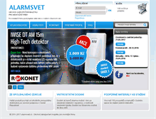 Tablet Screenshot of alarmsvet.cz